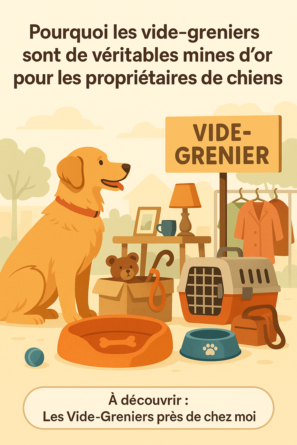 Pourquoi les vide-greniers sont de véritables mines d’or pour les propriétaires de chiens ?